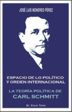 Portada del Libro Espacio De Lo Politico Y Orden Internacional: La Teoria Politica De Carl Schmitt