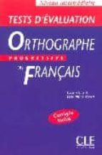 Portada del Libro Orthographe Progressive Du Français